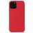 Mobigear Rubber Touch iPhone 13 Pro Silikon Hülle Backcover - Carmine
