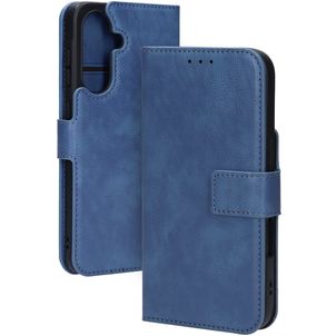 Mobiparts Classic Wallet Samsung Galaxy A36 MagSafe Hülle Klapphülle - Steel Blue