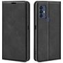 Mobigear Retro Slim TCL 305 Hülle Klapphülle Geldbörse - Schwarz