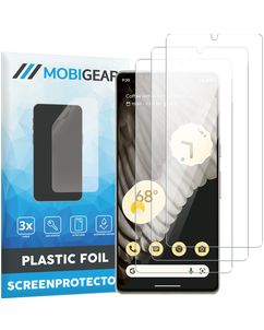 Mobigear Google Pixel 7a Displayschutz Schutzfolie - Hüllenfreundlich (3er Pack)