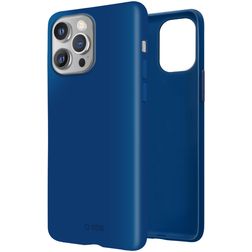SBS Vanity iPhone 13 Pro Hülle Flexibles TPU Backcover - Blau