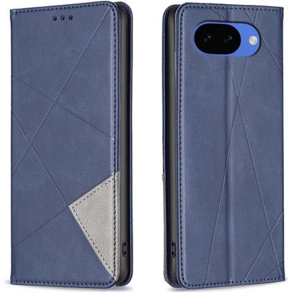 Mobigear Rhombus Slim Google Pixel 10a Hülle Klapphülle - Blau