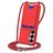 Mobigear Lanyard Card Samsung Galaxy S26 Silikon Handykette mit Kartenhalter - Rot