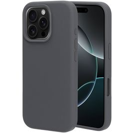 Mobiparts iPhone 16 Pro Silikon Hülle Backcover - Urban Grey