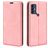 Mobigear Retro Slim TCL 30 SE Hülle Klapphülle Geldbörse - Pink