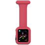 Mobigear Clip Case Krankenschwester Apple Watch Armband Pin-Verschluss - 46/45/44 mm - Rot