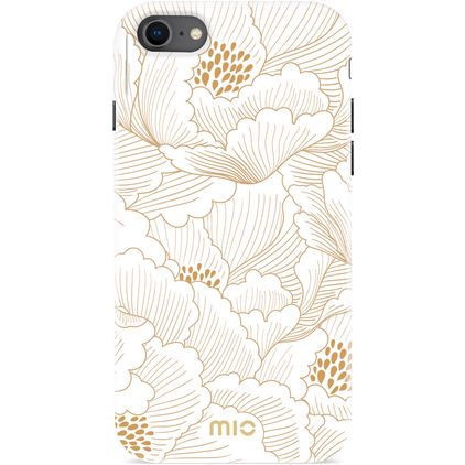 MIO iPhone SE (2022) MagSafe Hülle Hardcase Backcover - White Roses