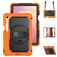 Mobigear SureGrip XGuard Samsung Galaxy Tab S11 Hülle Kunststoff,Silikon Backcover + Stifthalter + Schulterträger + Ständer - Orange