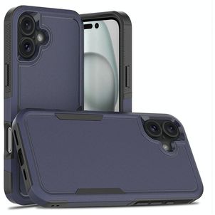 Mobigear Heavy Armor iPhone 16 Plus Hülle Hardcase Backcover Stoßfest - Dunkelblau