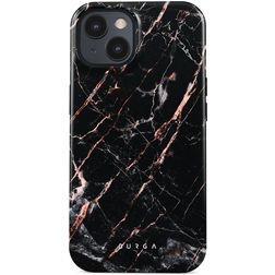 Burga Tough iPhone 15 Hülle Hardcase Backcover Stoßfest - Rose Gold Marble