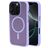 Mobiparts Hardcover iPhone 16 Pro MagSafe Hülle Hardcase Backcover - Satin Lila