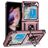 Mobigear Armor Ring Samsung Galaxy Z Flip 5 Hülle Hardcase Backcover Stoßfest mit Ringhalter - Roségold
