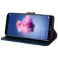 Mobigear Wallet Huawei P Smart (2018) Hülle Klapphülle Geldbörse - Blau