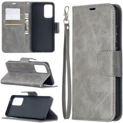 Mobigear Buckle Retro Luxury Wallet Case Gray Samsung Galaxy A52