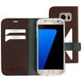 Mobiparts Classic Wallet Samsung Galaxy S7 Hülle Klapphülle Geldbörse - Braun