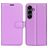 Mobigear Classic Samsung Galaxy S25 FE Hülle Klapphülle Geldbörse - Lila