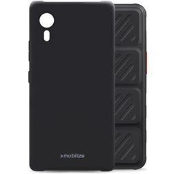 Mobilize Rubber Gelly Samsung Galaxy Xcover 7 Hülle Flexibles TPU Backcover - Matt Black