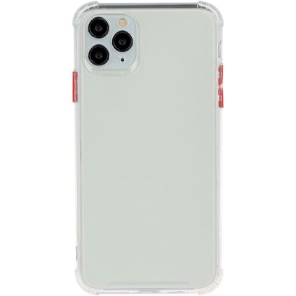 Mobigear Cushion iPhone 12 Pro Max TPU (flexibel) Backcover Shockproof - Weiß