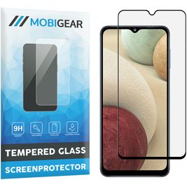 Mobigear Premium Samsung Galaxy A12 Panzerglas Gehärtetes Glas Displayschutz - Hüllenfreundlich - Schwarz Mobigear Premium Samsung Galaxy A12 Panzerglas Gehärtetes Glas Displayschutz - Hüllenfreundlich - Schwarz