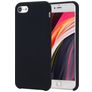 Mobigear Rubber Touch iPhone SE (2020) Silikon Hülle Backcover - Schwarz