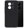 Mobilize Rubber Gelly Xiaomi Redmi Note 14 Pro Hülle Flexibles TPU Backcover - Schwarz