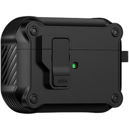 Mobigear Armor Clip Apple AirPods Pro 2 Hardcase Hülle - Schwarz