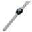 Mobigear Bumpy Silikon Smartwatch Armband Dornschließe - 20-mm-Universalanschluss - Grau