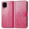Mobigear Clover Samsung Galaxy A22 5G Hülle Klapphülle Geldbörse - Magenta