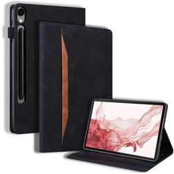 Mobigear Folio Samsung Galaxy Tab S10 FE Plus Hülle Klapphülle - Schwarz