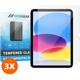 Mobigear iPad 11 (2025) Panzerglas Gehärtetes Glas Displayschutz - Hüllenfreundlich (3er Pack)