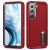 Mobigear Rugged Stand Samsung Galaxy S23 Plus Hülle Hardcase Backcover Stoßfest mit Ständer - Rot