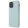 Mobigear Rubber Touch iPhone 12 Silikon Hülle Backcover - Türkis