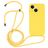 Mobigear Lanyard iPhone 15 Silikon Handykette - Gelb