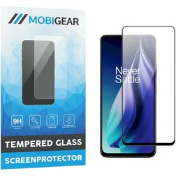 Mobigear Premium OnePlus Nord N30 SE Panzerglas Displayschutz - Hüllenfreundlich - Schwarz