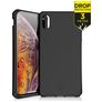 ITSkins SpectrumSolid iPhone XS Max Hülle Flexibles TPU Backcover Stoßfest - Plain Black