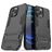 Mobigear Armor Stand iPhone 13 Pro Max Hülle Hardcase Backcover Stoßfest mit Ständer - Schwarz