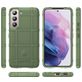 Mobigear Rugged Shield Samsung Galaxy S23 Hülle Flexibles TPU Backcover Stoßfest - Grün