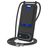 Mobigear Lanyard Card iPhone Air Silikon Handykette mit Kartenhalter - Schwarz