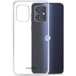 Mobilize Gelly Durchsichtig Motorola Moto G54 Hülle Flexibles TPU Backcover - Transparent