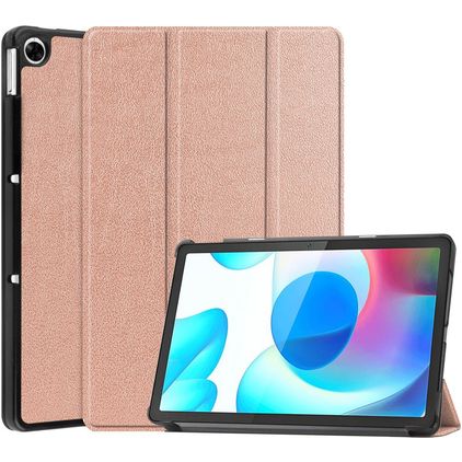 Mobigear Tri-Fold Realme Pad 10.4 (2021) Hülle Klapphülle - Roségold