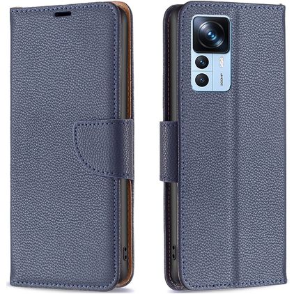 Mobigear Wallet Xiaomi 12T Pro Hülle Klapphülle Geldbörse - Blau