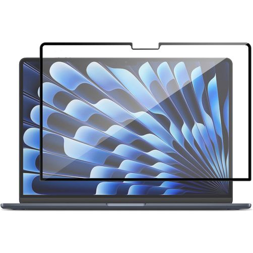 GrizzlyCoat MacBook Air 15 Zoll (2023-2026) Displayschutz Anti-Glare Schutzfolie - Hüllenfreundlich - Schwarz Model A2941 / A3114 / A3241 / A3448