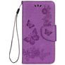 Mobigear Butterfly iPhone X Hülle Klapphülle Geldbörse - Lila