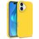 Mobigear Bio iPhone 16 Hülle Umweltfreundliches Backcover - Gelb