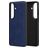 Mobiparts Classic Samsung Galaxy S26 MagSafe TPU / Kunstleder Backcover - Sapphire Blue