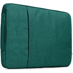 Mobigear Denim Zipper Laptop Sleeve 11 Zoll Laptop Hülle - Grün