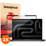 GrizzlyCoat Premium MacBook Pro 16 Zoll (2021-2026) Displayschutz Schutzfolie - Hüllenfreundlich (2er Pack)