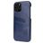 Fierre Shann Premium Card iPhone 12 Mini Hülle Backcover mit Kartenhalter - Blau