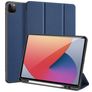 Dux Ducis Domo iPad Pro 12.9 Zoll (2022) Hülle Klapphülle + Stifthalter - Blau