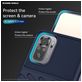 Mobigear Groove POCO M5s Hülle Flexibles TPU Backcover - Blau
